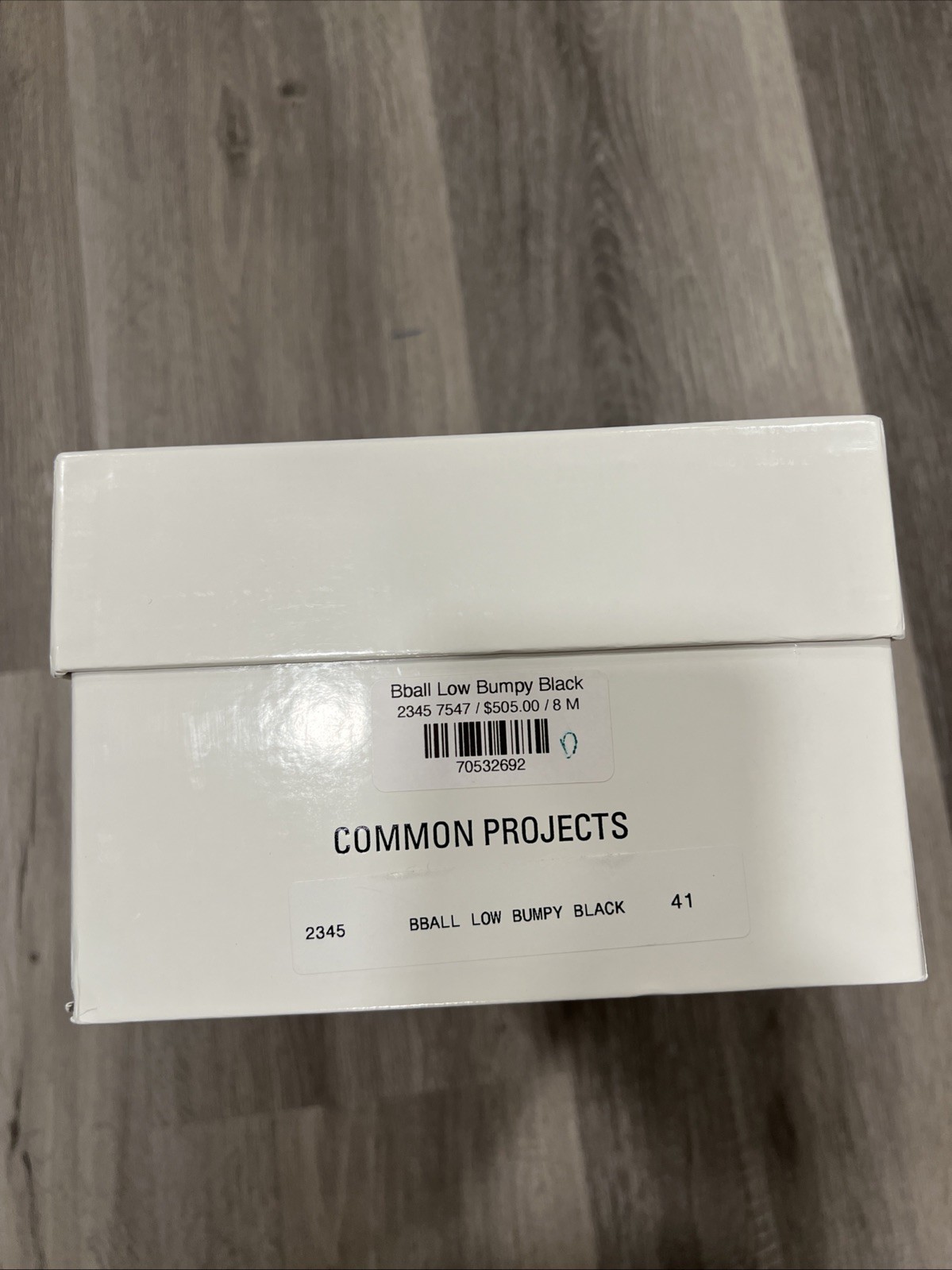 Common Projects Bball Low Bumpy Black Size 41 Siz… - image 2