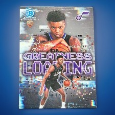 Ace Bailey Rookie Card Greatness Loading 2025-26 Topps Bowman Chrome #GL-5