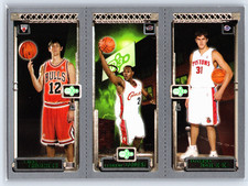2003-04 Topps Rookie Matrix - LeBron James, Kirk Hinrich, Darko Milicic (RC)