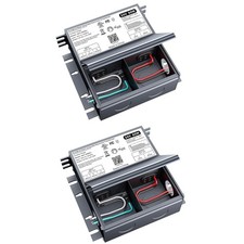 2-pack 24V Dimmable LED Driver, 60W TRIAC ELV/MLV LED Transformer,