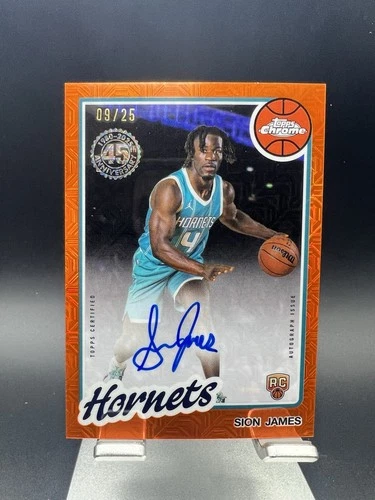 2025 Topps Chrome Sion James Chrome Rookie Autographs (RAW)