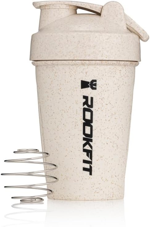Eco-Friendly 400ml Protein Shaker Bottle – Made from Natural Wheat Straw | BP