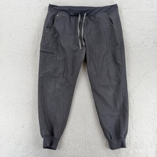 FIGS Technical Collection Jogger Scrub Pants Womens XL Petite Gray W18SW2005P
