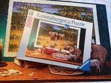 Ravensburger 1000 Piece Puzzle-Safari Theme, Elephants, Zebras. Giraffes Lions