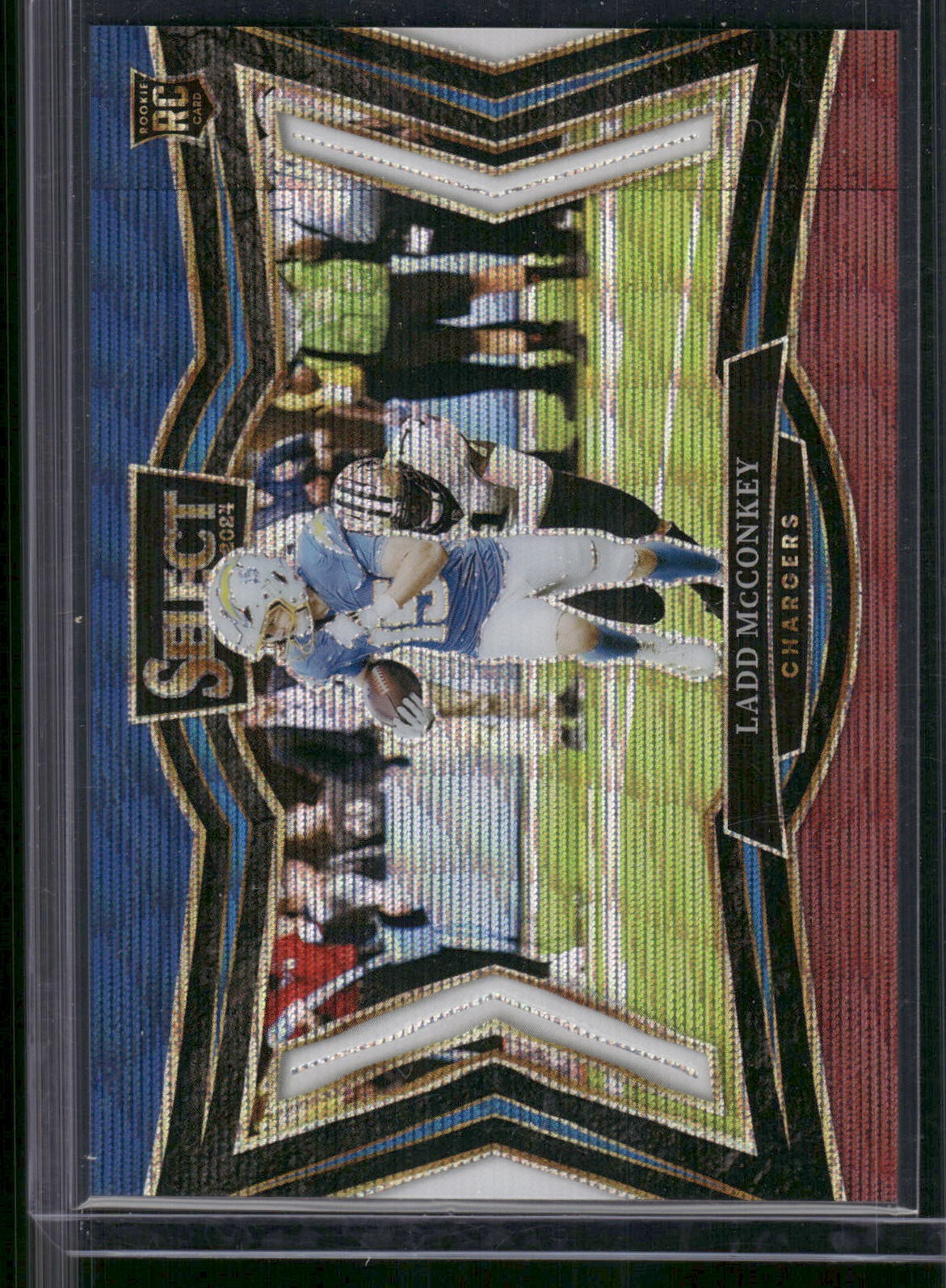 2024 Panini Select Ladd McConkey Tri Color Field Level RC /99