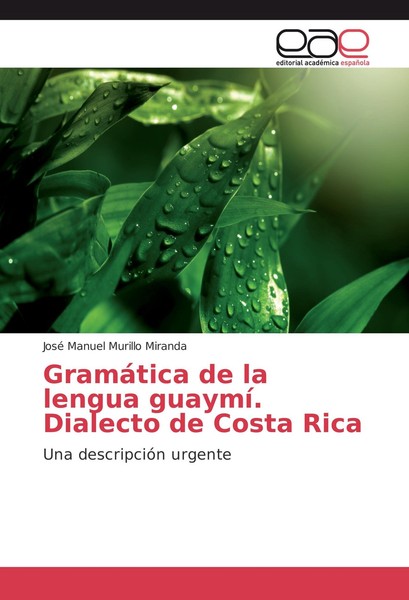 GramáTica De La Lengua Guaymí. Dialecto De Costa Rica José Manuel Murillo Mirand-image