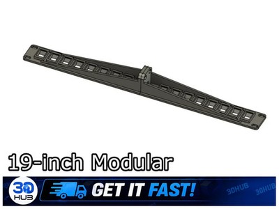 19-Inch Rack Keystone Patchpanel - 16 Port Modular Mount