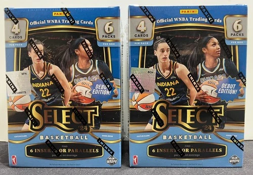 (2) 2024 Select WNBA Blaster Box Lot FREE SHIPPING Caitlin Clark Angel Reese Rc