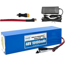 48V 10Ah Lithium Battery Pack Rechargeable Battery for 48V Electric Bicycle Syst