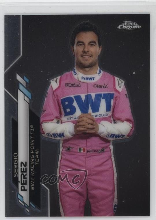 2020 Topps Chrome Formula 1 F1 Racers Sergio Perez #13 1nz9