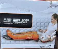 AIR RELAX, AR-1.0 PROFESSIONAL COMPRESSION BOOTS, LEG RECOVERY SYSTEM $399 Sz 2