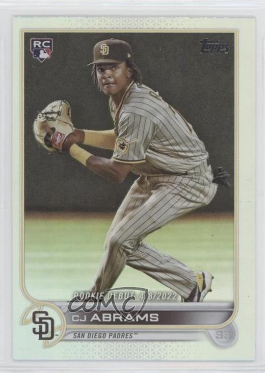 2022 Topps Update Rookie Debut Rainbow Foil CJ Abrams #US327 1u6