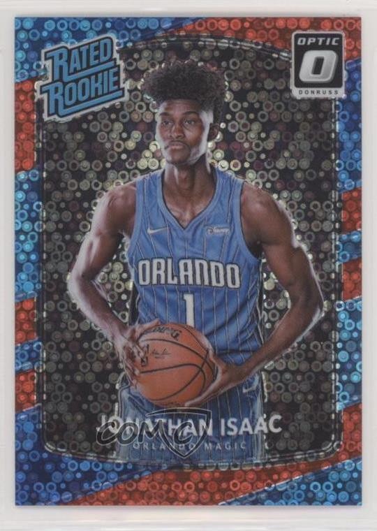 2017-18 Donruss Optic Rated Rookie Fast Break Red Prizm 57/85 Jonathan Isaac 2d9