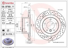 2x Bremsscheibe innenbel&uuml;ftet geschlitzt &Oslash;330mm f&uuml;r Mercedes-Benz G-Klasse W463