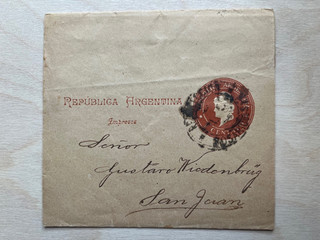 Stamps Argentina circa 1920 Postal Stationery postal stationery newspaper
