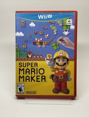 Super Mario Maker (Nintendo Wii U, 2015) CIB Manual Included Tested Very Good