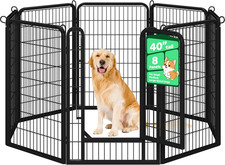 Dog Playpen, 40 Inch 8 Panels Dog Pen for Indoor Heavy Duty Puppy Exercise Pen M