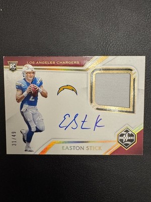 2019 Panini Limited Easton Stick Chargers RPA 127 #31/49