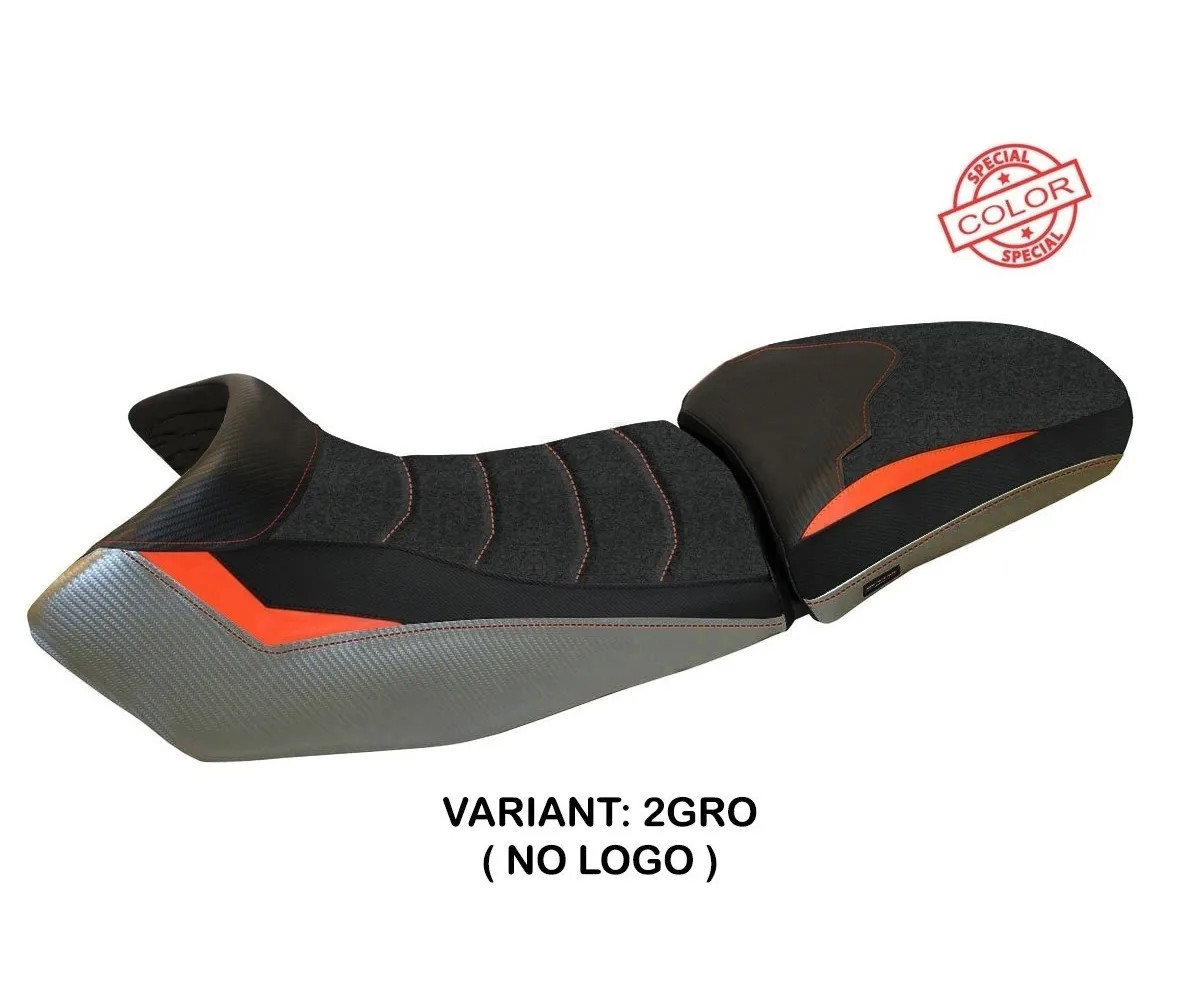 Seat saddle cover Fasano SColor Ugrip Gray-Orange TPZ KTM 1190 ADV 2013 2016 iF