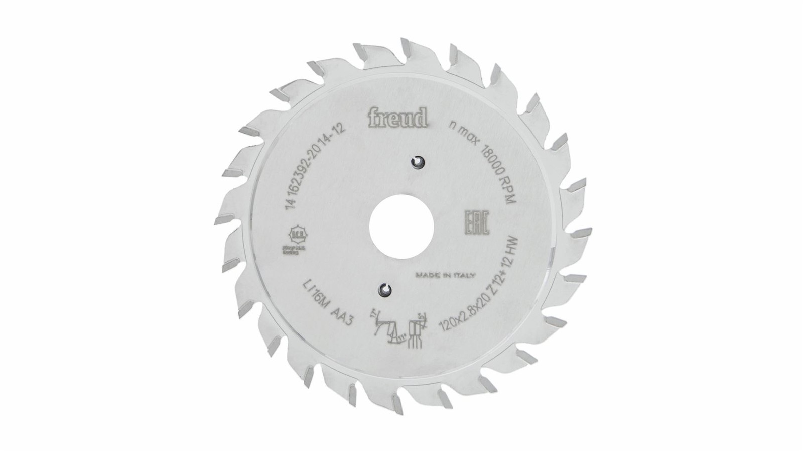 Freud F03FS02485 Multi-Material Circular Saw Blade 120mm x 20mm x 3.6mm x 24T