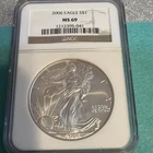 2006 Uncirculated Silver Eagle MS 69