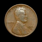 1925-D Lincoln Wheat Cent Fine (F) Coin Solid coin