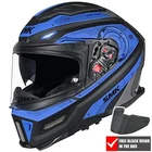 SMK Agnar Cyborg MA265 Blue Free Dark Visor