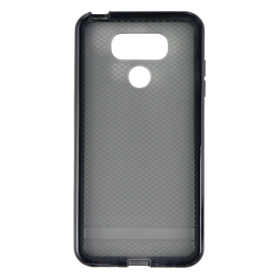 Tech21 Evo Check Series Hybrid Gel Case for LG G6 Smartphone - Smoke / Black - Image 2 of 2