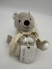 NWT Barefoot Dreams CozyChic Buddie Plush Blanket Brown Bear