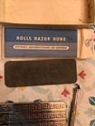 Vintage Rolls Razor Hone And Strop Box And Instructions Nickel Plated Very Sharp — photo 3