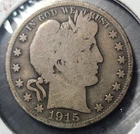 1915-D Silver Barber Half Dollar Good Detail Collector's Choice Nice Coin