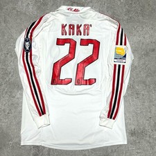 AC Milan 07/08 #22 Kaka Long Sleeve Away Jersey M - Adidas CWC Final