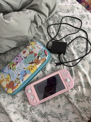 Nintendo Switch Lite Handheld System Bundle w/ Charger, Case & 4 Games