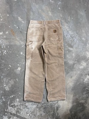 Carhartt YYB111 BRN Youth Flannel Lined Pants Youth Size 14