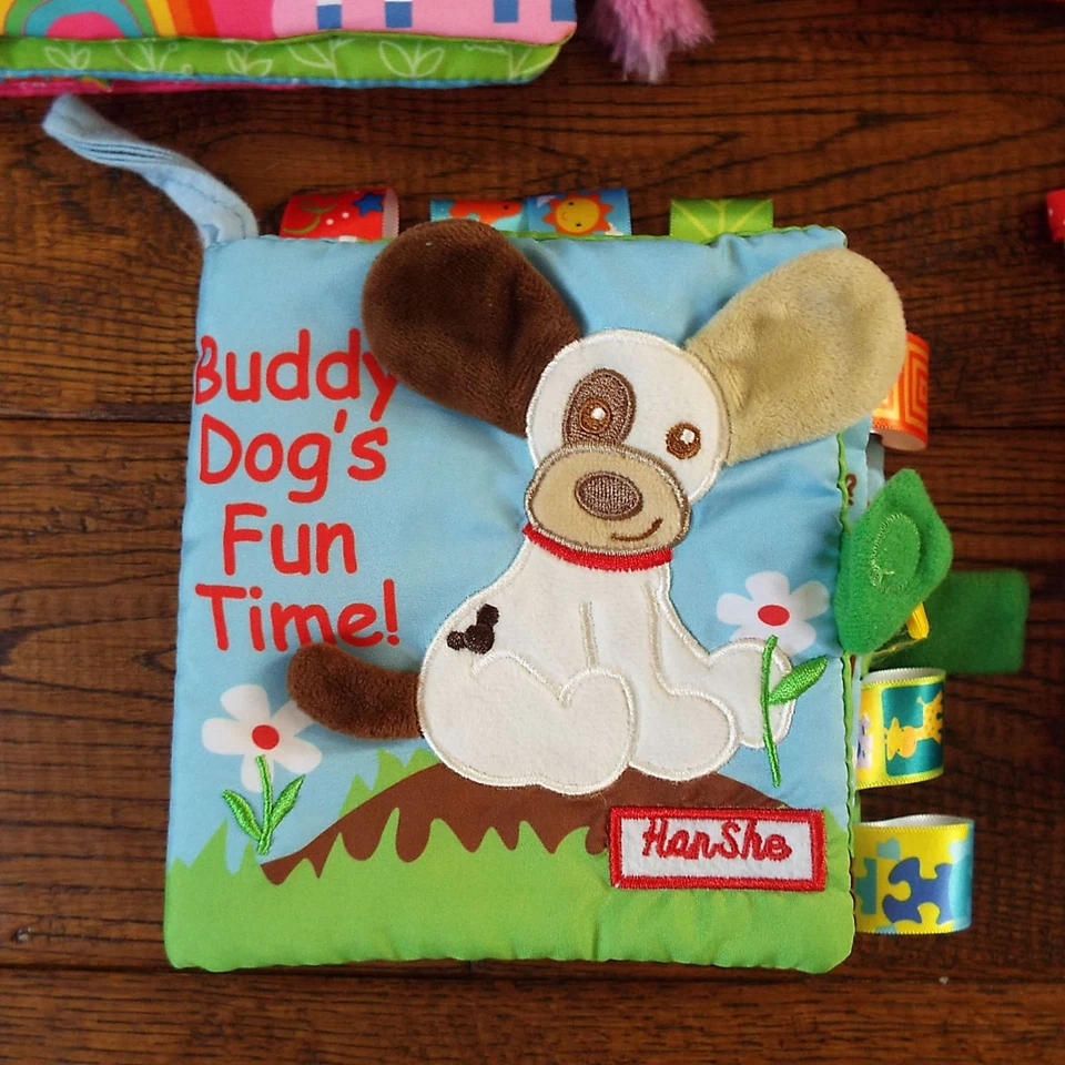 Lot 10 Cloth Fabric Baby Toddler Books - Image 2 of 4