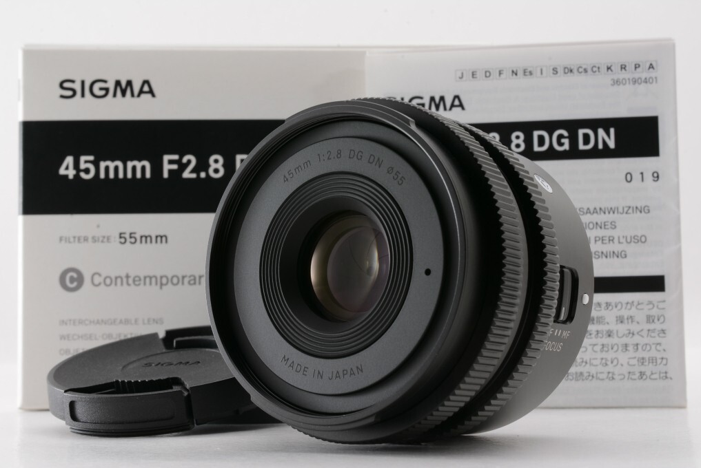 Mint++ in Box] SIGMA 45mm f/2.8 DG DN Contemporary Lens for