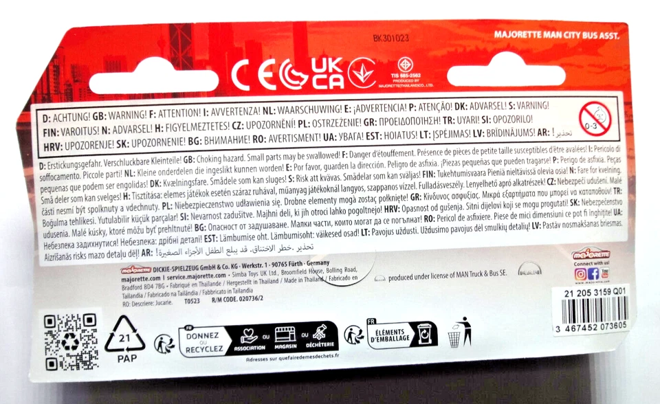 Majorette - MAN City Lion´s Coach L Flixbus - Majorette MAN City Bus - 212053159 - Bild 2 von 2