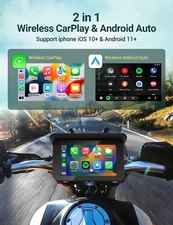 Ottocast IPX7 Waterproof Wireless Carplay & Android Auto Screen for Motorcycles