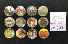 AAFES POGS, 10th Series/Printing, 12 POG, COMPLETE 5¢ set, #P691, FAIR