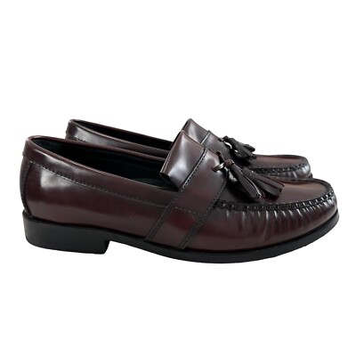 Cole haan men’s Classic Brown Tassel Loafers size 8.5M Cole Haan Genuine Lizard Kiltie Tassel Loafers Italy Mens  main image 3