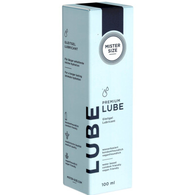 Mister Size Premium Lube 100 ml   medizinisches Gleitgel auf Wasserbasis