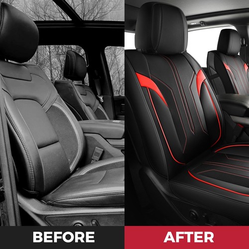 FREESOO Seat Covers for Dodge Ram 2002-2024 1500 2500 3500 Classic Crew Quad ... - Picture 8 of 8