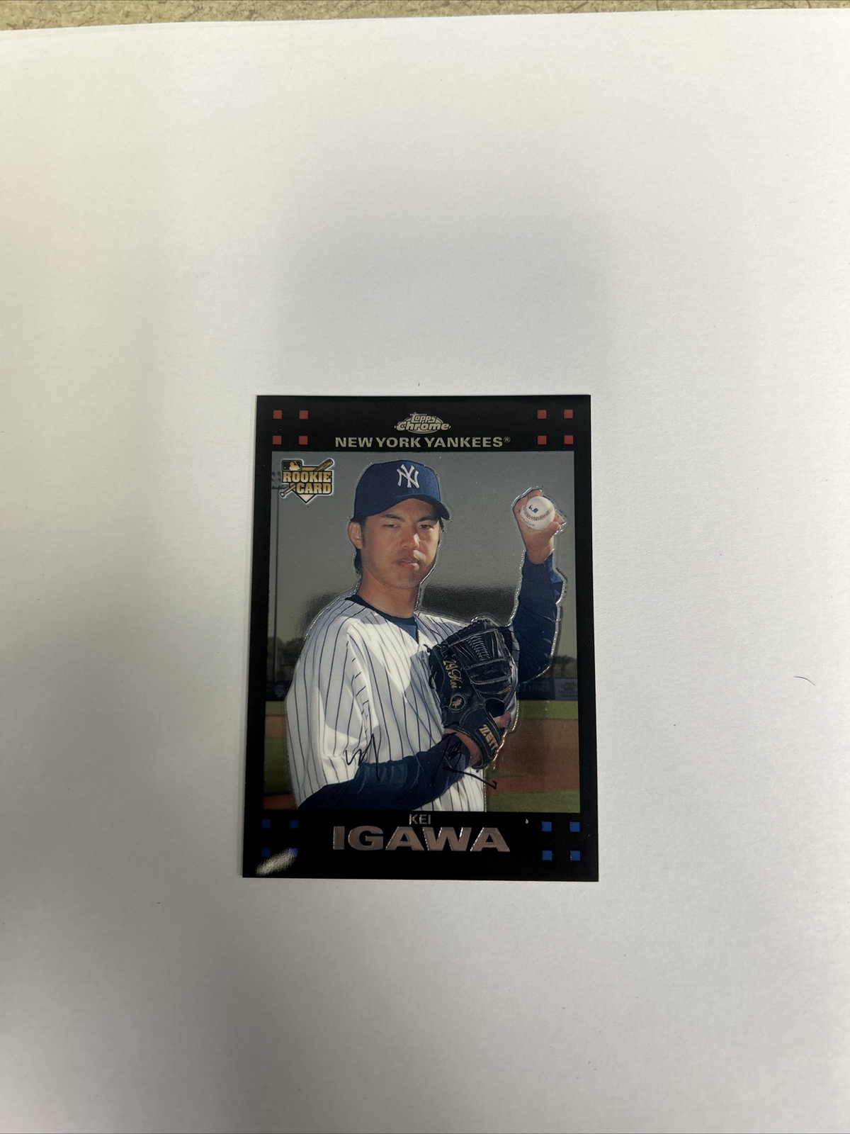 2007 Topps Chrome Refractor #322 Kei Igawa Rookie New York Yankees