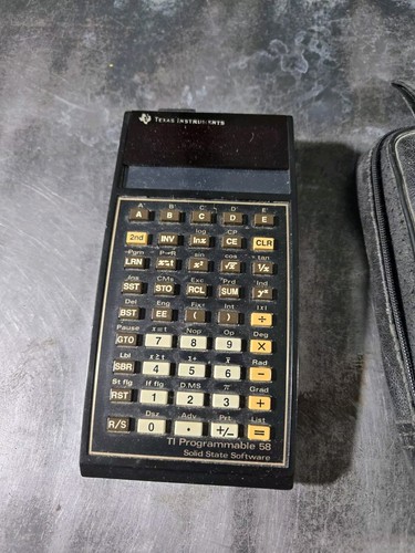 Texas Instruments TI-58 Programmable Scientific Calculator Untested Parts Only - Picture 2 of 5