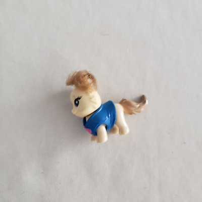 Mattel Polly Pockets Spa Paw Cat Totally Trendy Pets Rubber HEAD MOVES