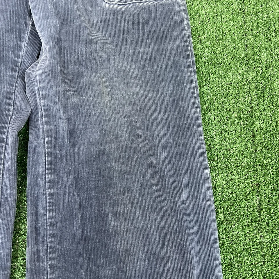 VTG Corduroy Pants Womens 26x32.5" Faded Blue Talon Wide-Leg Flare Hippie 70s - Image 2 of 4