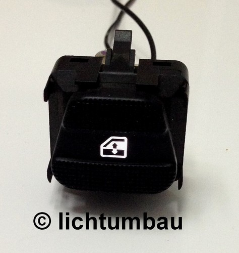 VW Golf 3 / Vento Schalter efh Fensterheber hinten BLAU WEISS ROT