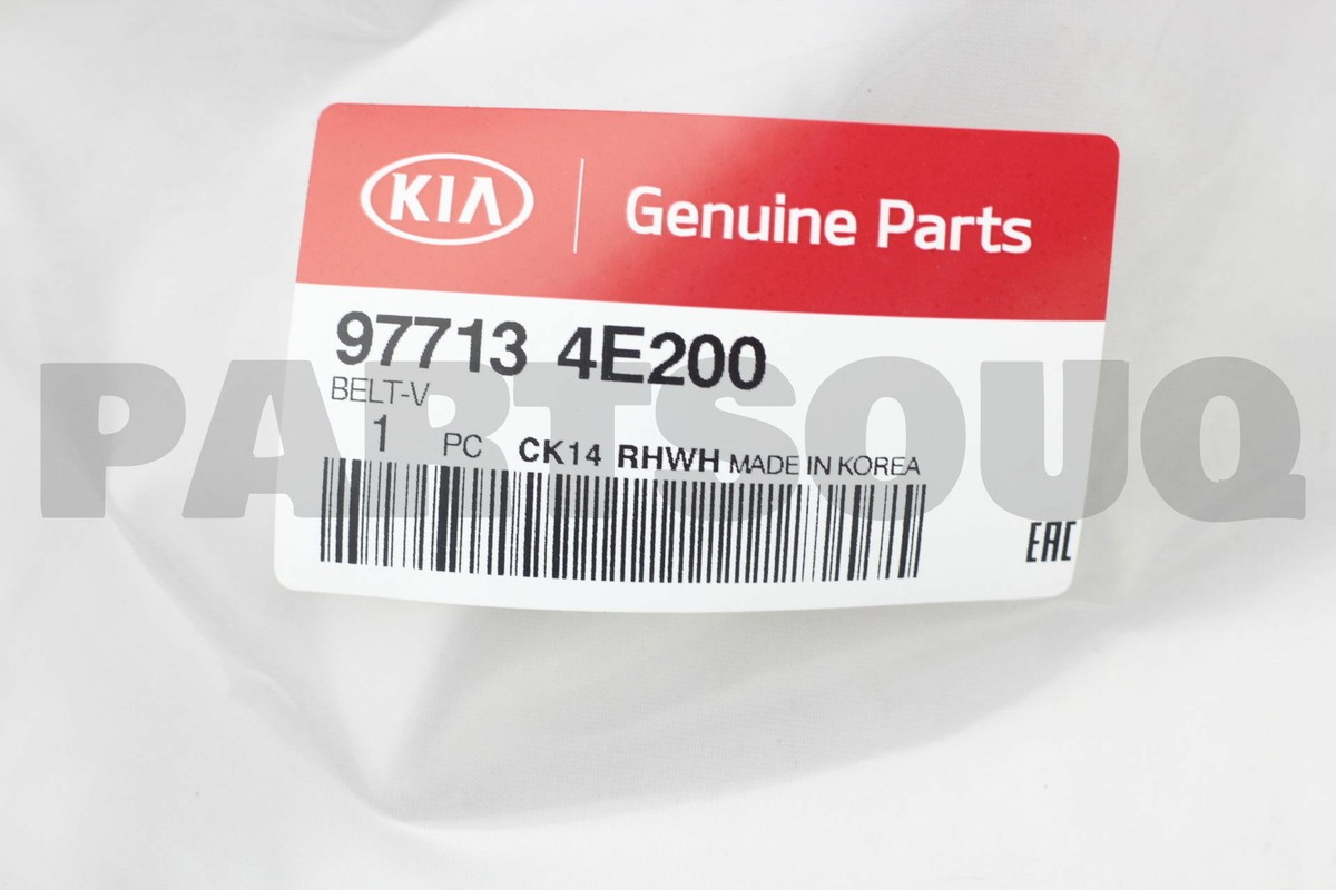 977134E200 Genuine Hyundai / KIA BELT-V | eBay