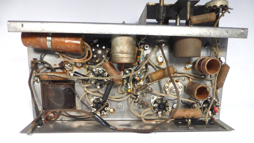 vintage SETCHELL CARLSON 588 DA TAVOLO: CASSA non testata con TUTTI E 5 I TUBI - Foto 7 di 7