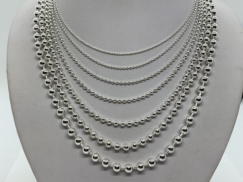 1.2mm-5mm MEN'S WOMEN'S 925 STERLING 